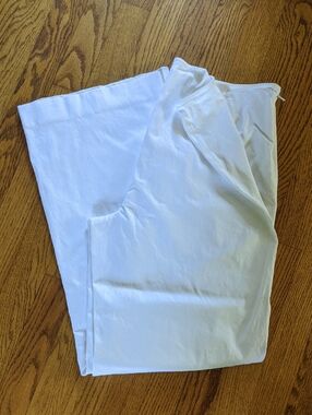 Worth White Cotton Stretch Pants Size 10